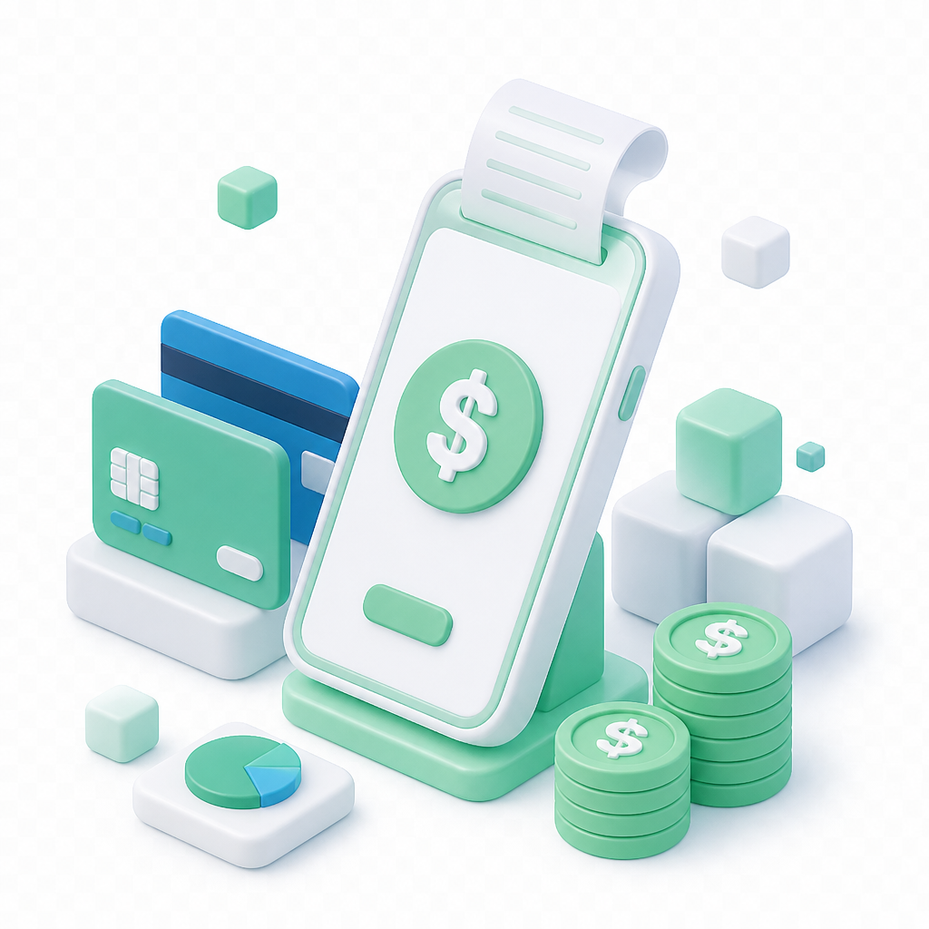 Finance industry digital illustration